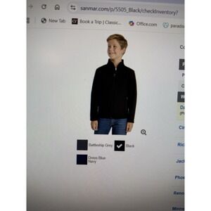 Youth port authority jacket men Black Soft Shell Jacket. New.‎